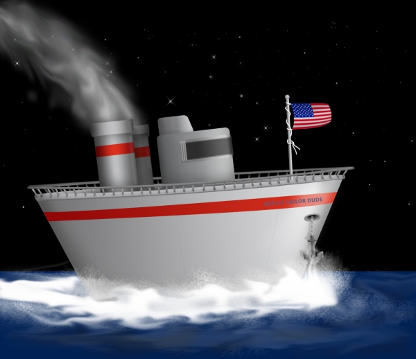 Creation of USS Lil Sailor Dude!: Step 8